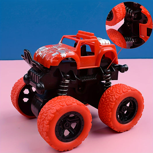 1pc Four-wheel Drive Two-way Inertial Off-road Stunt Car Can Rotate With 360° Stunt